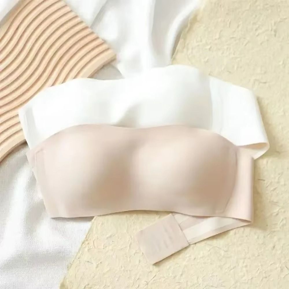 Plunge Bra Push Up - حمالة صدر ملفوفة بلون سادة بدون