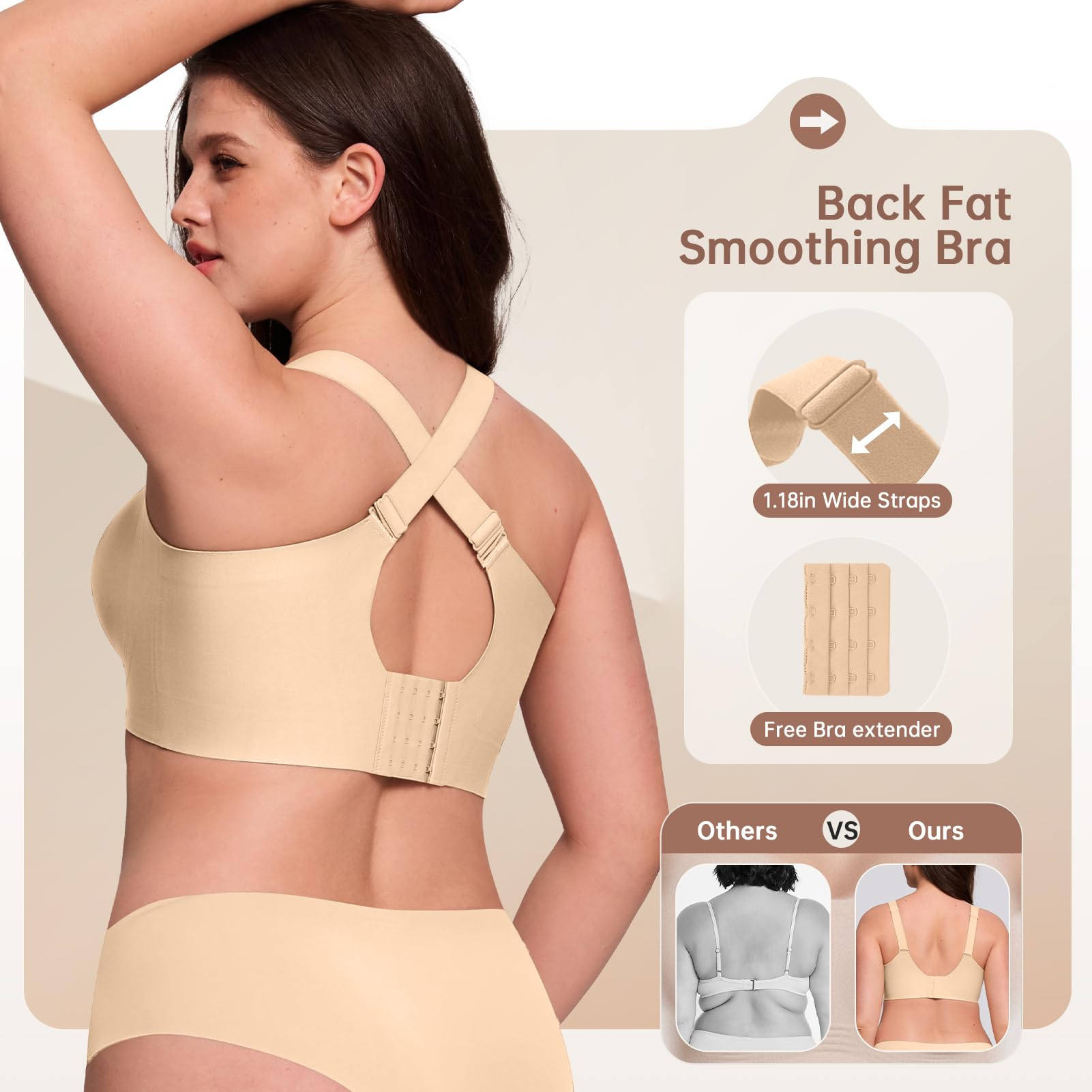 حمالة صدر نسائية لاسلكية بمقاس - مراجعة Plunge Bra Push Up وسعره