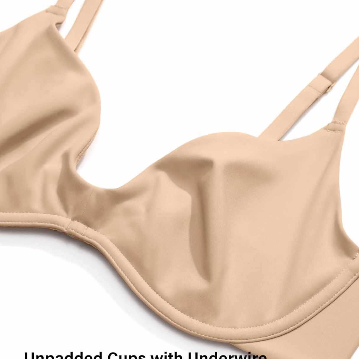 حمالة صدر نسائية بدون حشوة وبد - مراجعة Plunge Bra Push Up وسعره