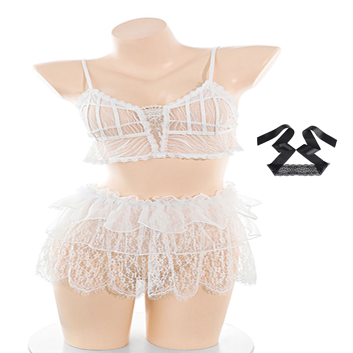 مجموعة ملابس داخلية نسائية من  - مراجعة Lace Bralette Set وسعره