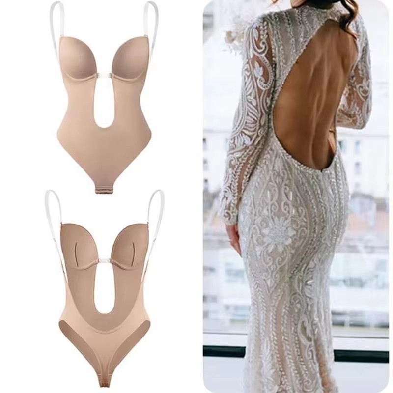 مكافحة الانزلاق الغراء الخلفي  - مراجعة Plunge Bra Push Up وسعره